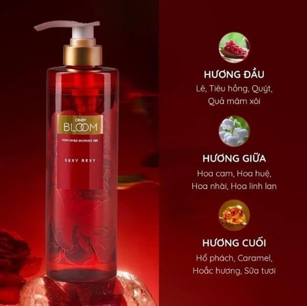 Sữa tắm Cindy Bloom Perfumed Shower Gel 640g