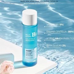 Nước Hoa Hồng Pretty Skin Multi Hydra B5 Calming & Repairing Toner 205ml