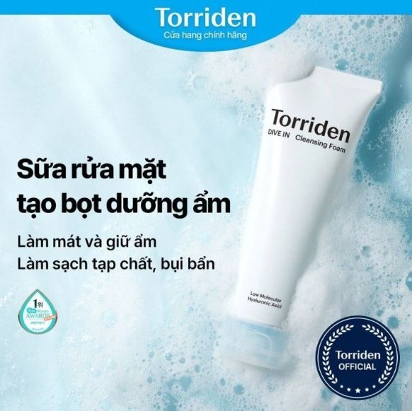 Sữa Rửa Mặt Torriden Dive In Cleansing Foam 30ml