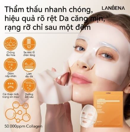Mặt Nạ Thạch Labena Glow Collagen Facial Mask