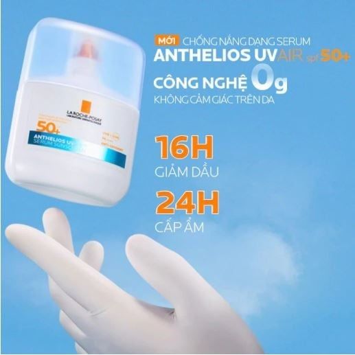 Chống Nắng La Roche-Posay Anthelios Uvair Serum Sunscreen SPF50+ PA++++ 50ml