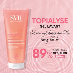 Gel Rửa Mặt Và Tắm Giúp Làm Mịn Và Dưỡng Ẩm Da SVR Topialyse Gel Lavant 200ml