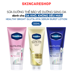 Serum Dưỡng Thể Vaseline Healthy Bright Gluta Hya Burst Lotion 300ml