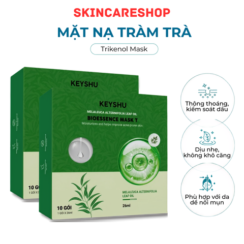 Mặt nạ tràm trà Keyshu Bioessence Mask 25ml