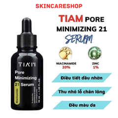 Tinh Chất Niacinamide 20% + Zinc 1% Tiam Pore Minimizing 21 Serum 40ml