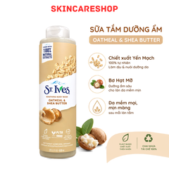 Sữa Tắm St.Ives Soothing Body Wassh Oatmeal & Shea Butter 700ml