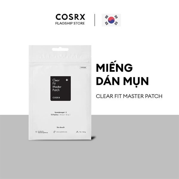 Miếng Dán Mụn Cosrx Clear Fit Master Pathch 18 Miếng