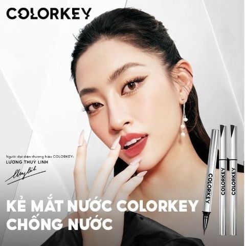 Bút Kẻ Mắt Chống Nước Lâu Trôi Colorkey Floating Color Liquid Eyeliner 0.5g