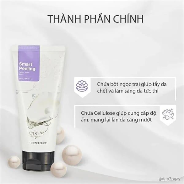 Tẩy Tế Bào Chết The Face Shop Smart Peeling White Jewel 120ml
