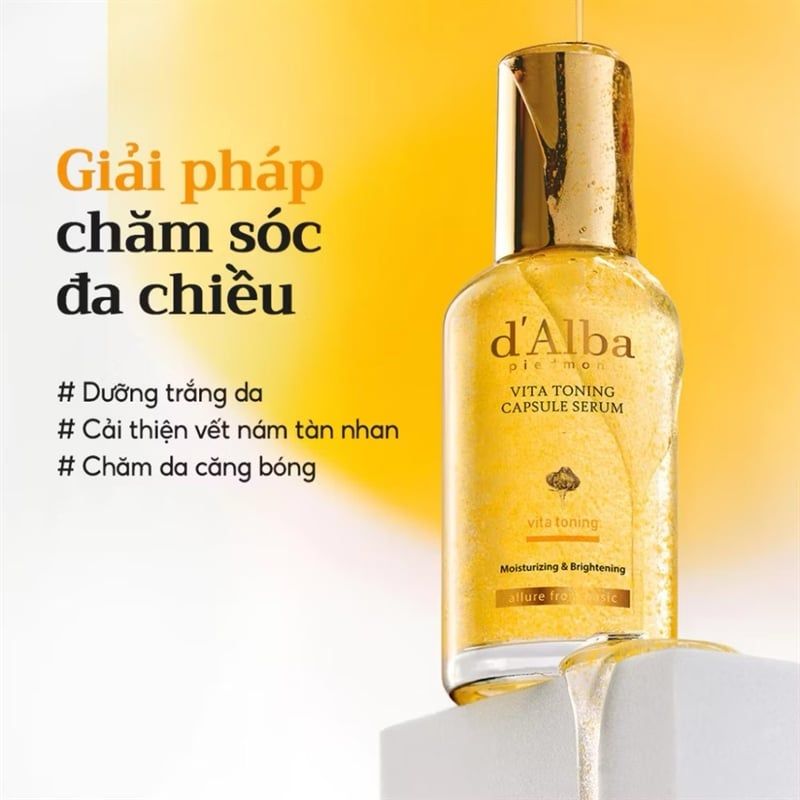 Tinh chất D'Alba Vita Toning capsule Serum 50ml