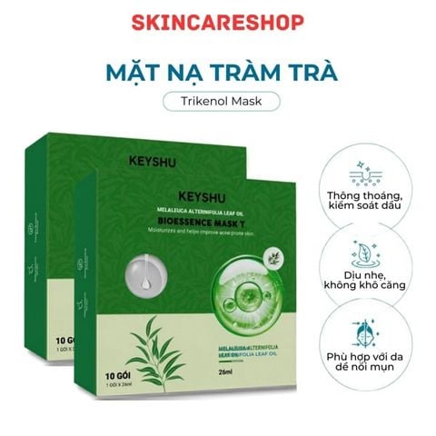 Mặt nạ tràm trà Keyshu Bioessence Mask 25ml