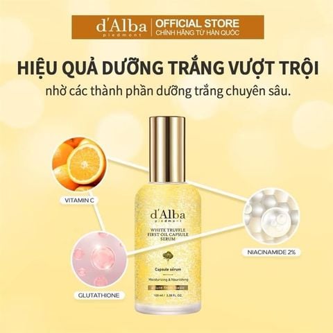 Tinh chất D'Alba Vita Toning capsule Serum 50ml