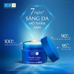Kem Dưỡng Hada Labo Perfect White Cream Dưỡng Sáng Da Ẩm Mịn 50g