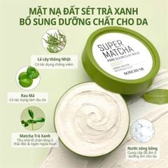 Mặt Nạ Đất Sét Some By Mi Super Matcha Pore Clean Clay Mask 100g