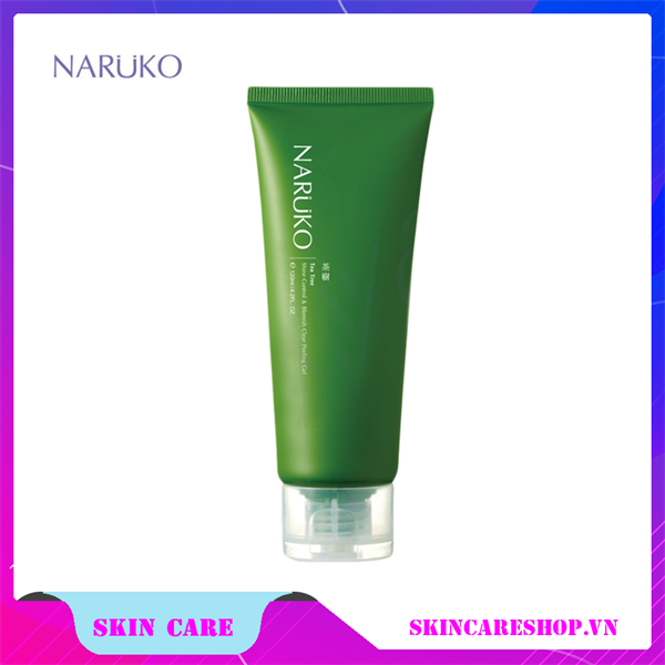 Tẩy Tế Bào Chết Naruko Tea Tree Shine Control And Blemish Clear Peeling Gel 120g