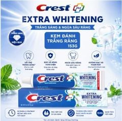 Kem Đánh Răng Crest Extra Whitening Clean Mint 153g