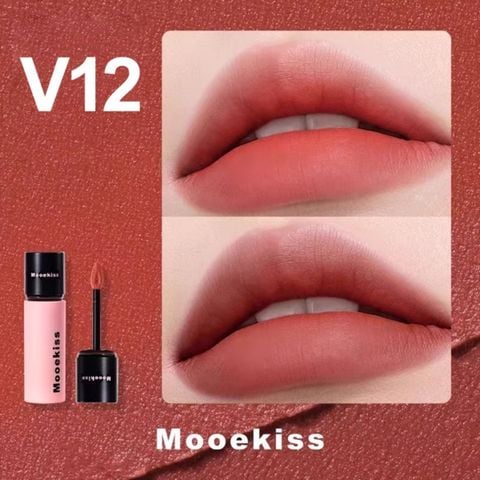 Son Bùn Lì Mịn Mooekiss Velvet Lip Mud 3g