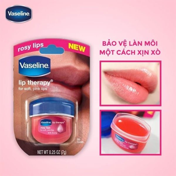 Sáp Dưỡng Ẩm môi Vaseline Lip Therapy Rosy Lips 7g