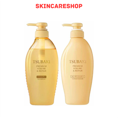 Dầu Gội Cho Tóc Bồng Bềnh Tsubaki Premium Volume & Repair Shampoo 450ml