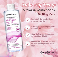 Nước Tẩy Trang Compliment 3in1 Micellar Water 400ml