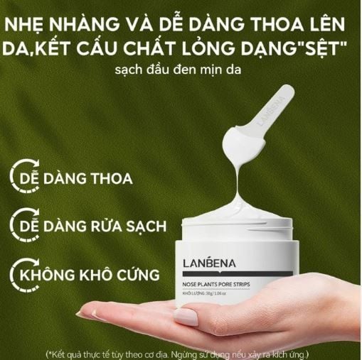 Gel Mụn Lanbena Deep Cleansing Nose Strips