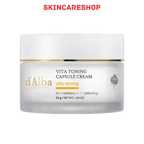 Kem Dưỡng d'Alba Vita Toning Capsule Cream 55ml