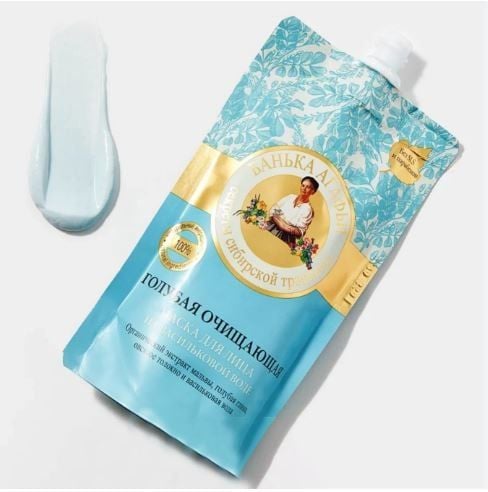 Mặt Nạ Đất Sét Dưỡng Ẩm Kiềm Dầu Se Khít Lỗ Chân Lông Grandma Agafyas Recipes 100ml