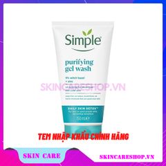 Sữa rửa mặt Simple Daily Skin Detox Purifying Facial Wash 150ml