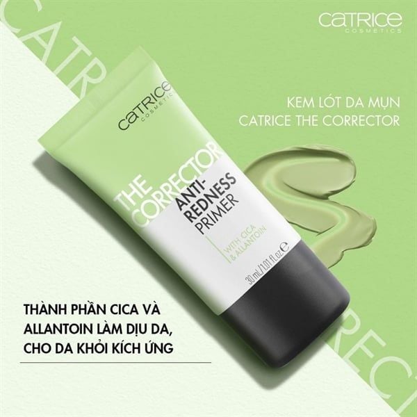 Kem Lót Catrice The Corrector Anti-Redness Primer 30ml