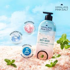 Sữa Tắm Muối Hồng Himalaya Pink Salt Mát Lạnh Và Thư Giãn 500g