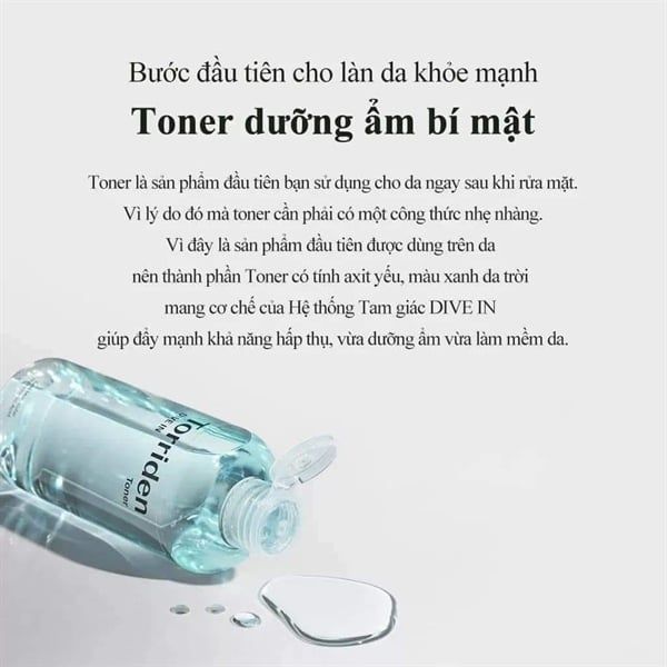 Nước Hoa Hồng Torriden Dưỡng Ẩm, Làm Dịu Da Dive-In Low Molecular Hyaluronic Acid Toner 300ml