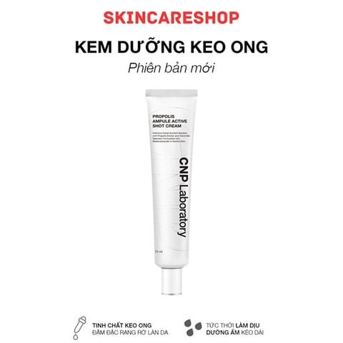 Kem Dưỡng CNP Chiết Xuất Keo Ong Phục Hồi Da Propolis Ampule Active Shot Cream 75ml