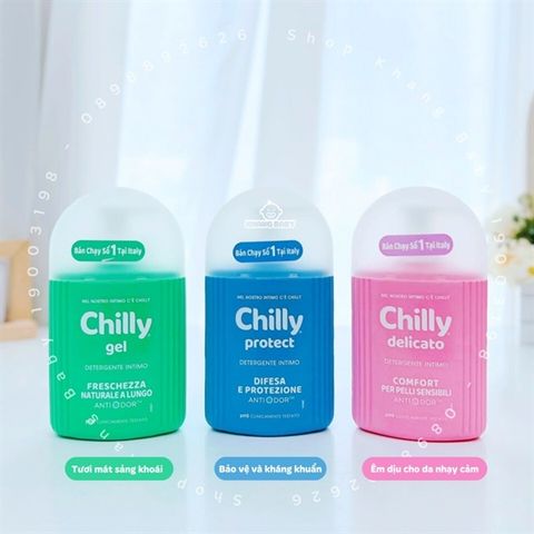 Dung Dịch Vệ Sinh Phụ Nữ Chilly 200ml