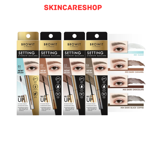Mascara Định Hình Chân Mày Nongchat Browit Setting Eyebrow