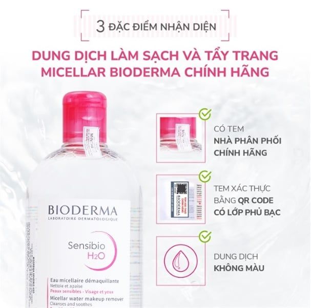 Nước Tẩy Trang Bioderma Sébium H2O 500ml