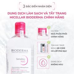Nước Tẩy Trang Bioderma Sébium H2O 500ml