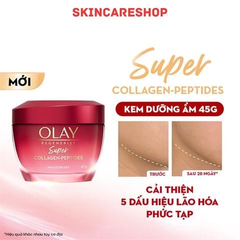 Kem Dưỡng Olay Regenerist Super Collagen Peptides 45g
