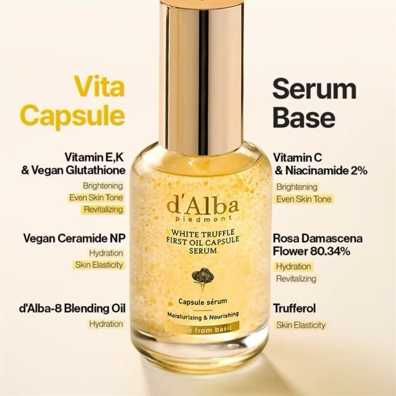 Tinh chất D'Alba Vita Toning capsule Serum 50ml