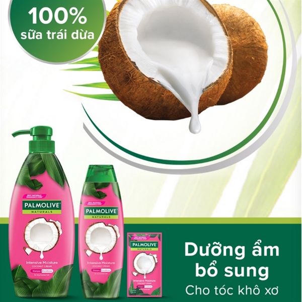 Dầu gội Palmolive naturals dưỡng ẩm bổ sung 600ml