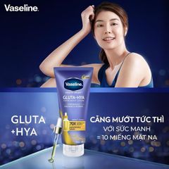Serum Dưỡng Thể Vaseline Healthy Bright Gluta Hya Burst Lotion 300ml
