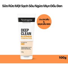 Sữa Rửa Mặt Neutrogena Deep Clean Blackhead Eliminating Daily Scrub 100g