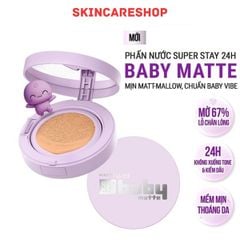 Phấn Nước Maybelline Che Phủ Tốt, Bền Màu New York Super Stay Baby Matte Up To 24H Soft Matte Cushion 11g