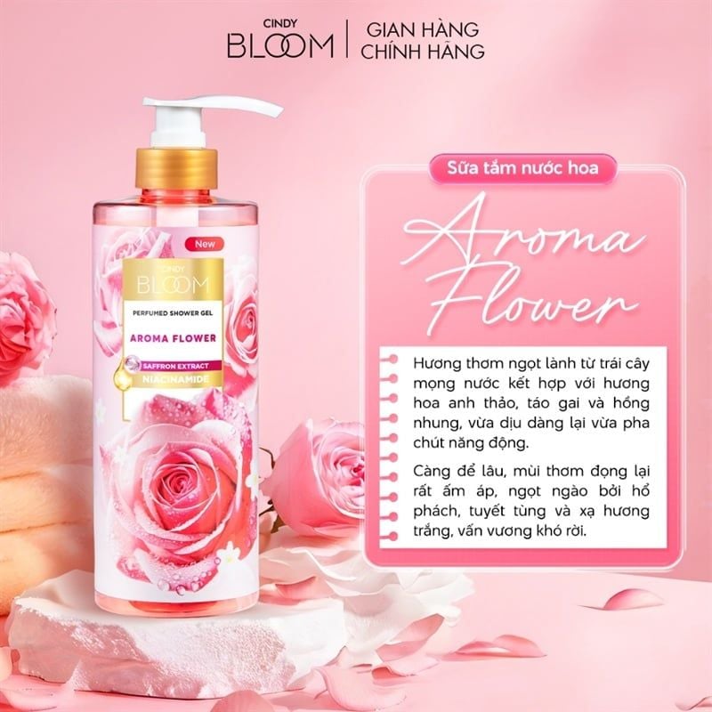 Sữa tắm Cindy Bloom Perfumed Shower Gel 640g