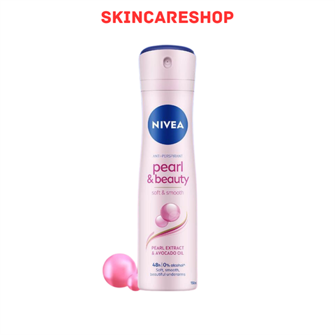 Xịt Khử Mùi Nivea Ngọc Trai Pearl & Beauty 150ml