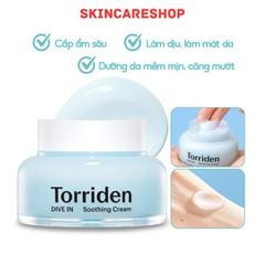 Kem Dưỡng Ẩm Torriden Dive In Low Molecular Hyaluronic Acid Soothing Cream 100ml