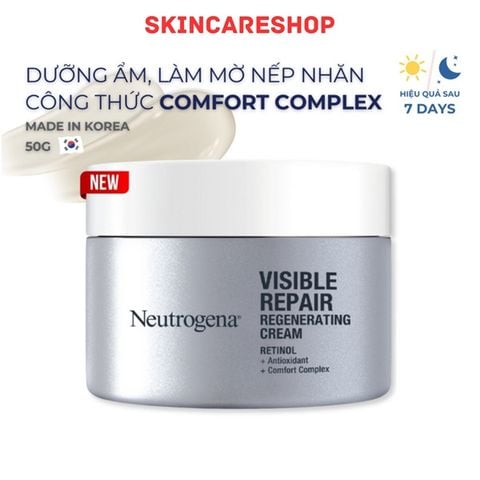 Kem Dưỡng Neutrogena Visible Repair Regenerating Cream 50g