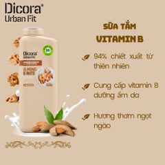 Sữa Tắm Dicora Urban Fit Chiết Xuất Hạnh Nhân 400 ml