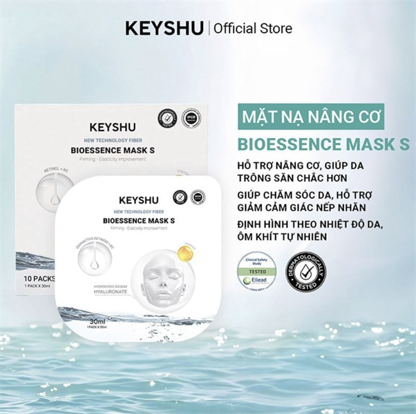 Hộp 10 Mặt Nạ Keyshu Bioessence Mask 30ml