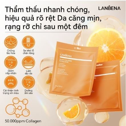 Mặt Nạ Thạch Labena Glow Collagen Facial Mask