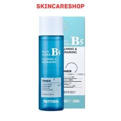 Nước Hoa Hồng Pretty Skin Multi Hydra B5 Calming & Repairing Toner 205ml